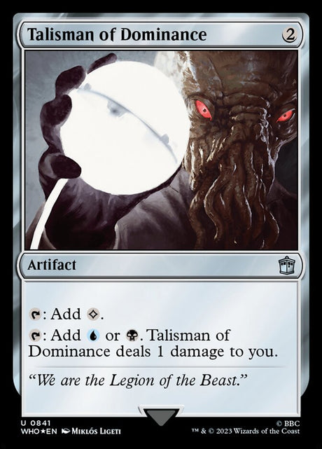 Talisman of Dominance (841) - Doctor Who (WHO)