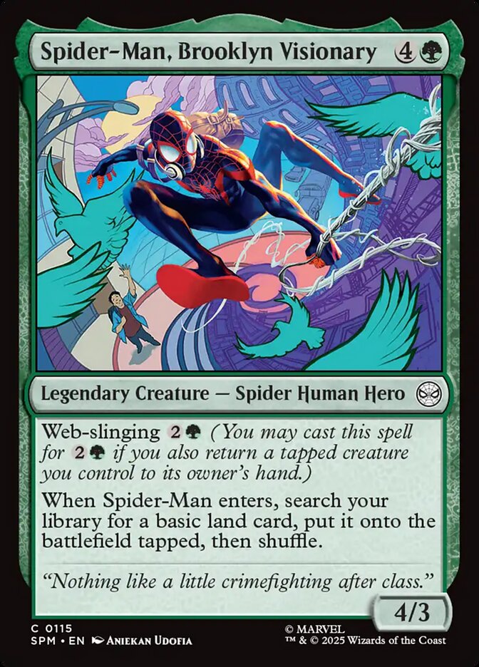 Spider-Man, Brooklyn Visionary (115) - [Foil] Marvel's Spider-Man (SPM)