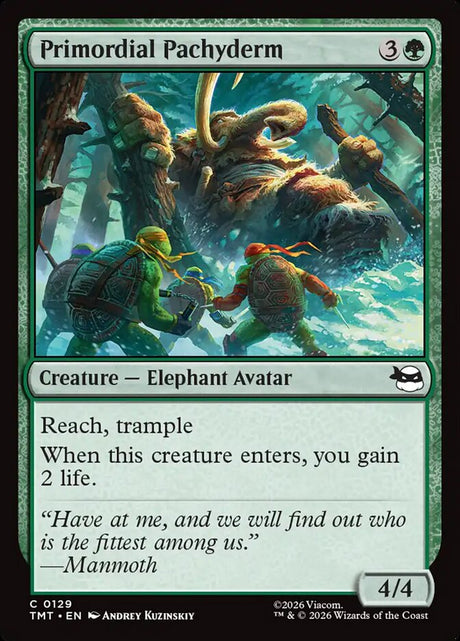 Primordial Pachyderm (129) - Teenage Mutant Ninja Turtles (TMT)