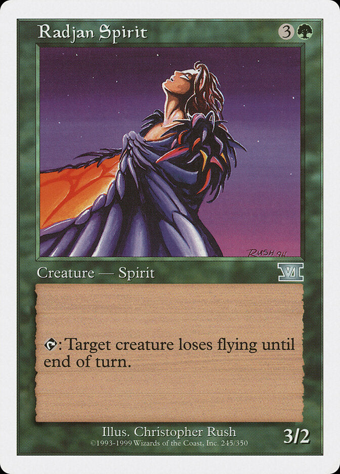 Radjan Spirit (245) - Classic Sixth Edition (6ED)