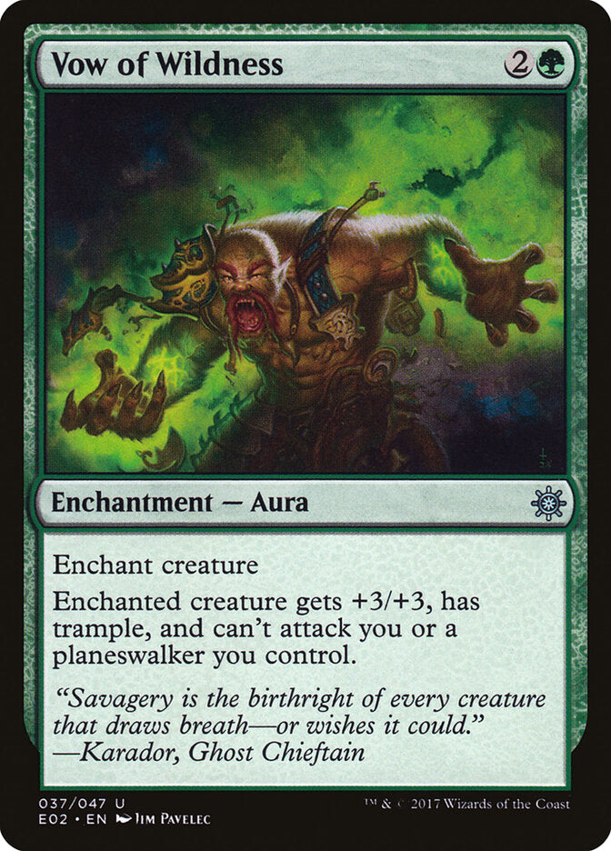Vow of Wildness (37) - Explorers of Ixalan (E02)