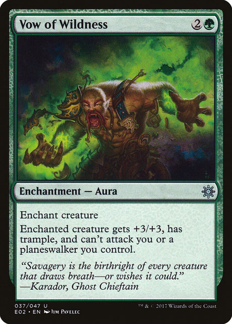 Vow of Wildness (37) - Explorers of Ixalan (E02)