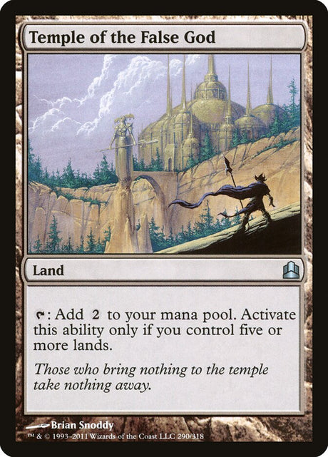 Temple of the False God (290) - Commander 2011 (CMD)