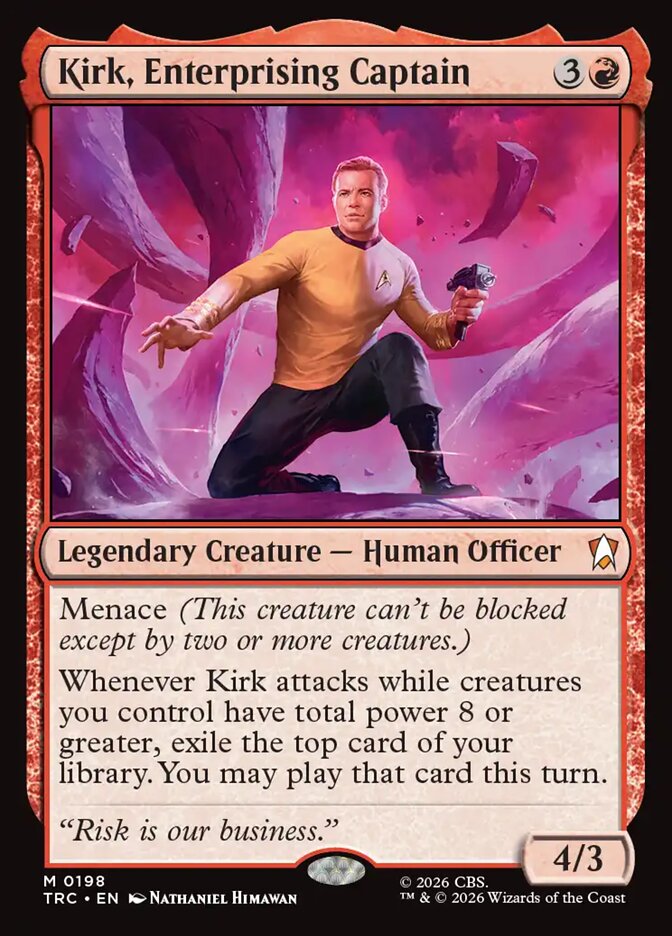 Kirk, Enterprising Captain (198) - Star Trek Commander (TRC)
