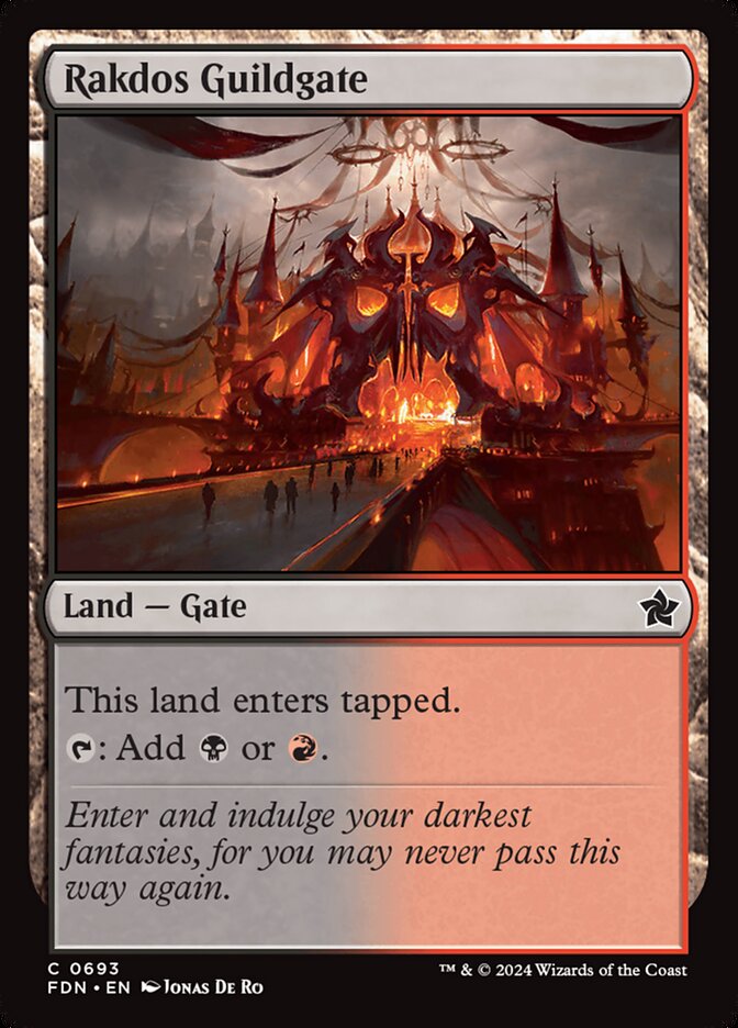 Rakdos Guildgate (693) - Foundations (FDN)