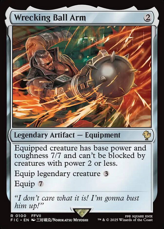 Wrecking Ball Arm (100) - [Surge Foil] Final Fantasy Commander (FIC)