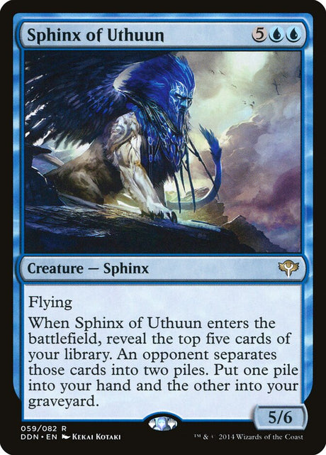 Sphinx of Uthuun (59) - Duel Decks: Speed vs. Cunning (DDN)