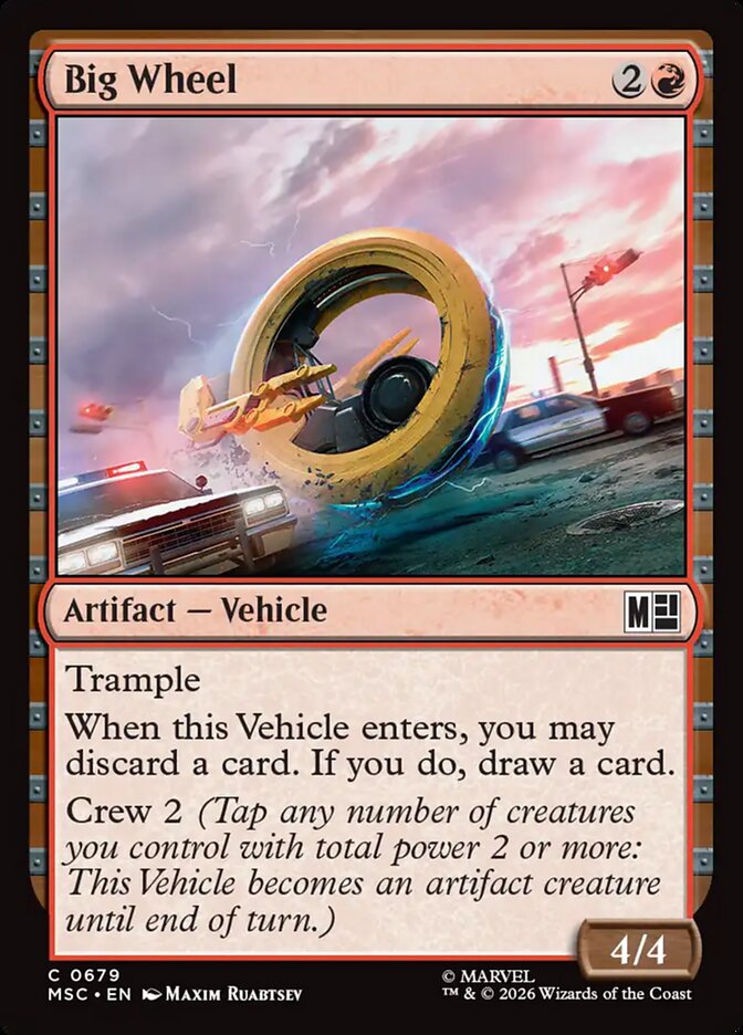 Big Wheel (679) - Marvel Super Heroes Commander (MSC)