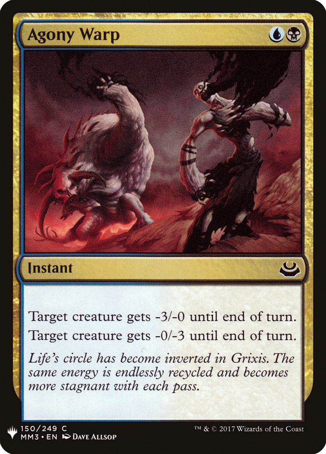 Agony Warp - The List (PLST)