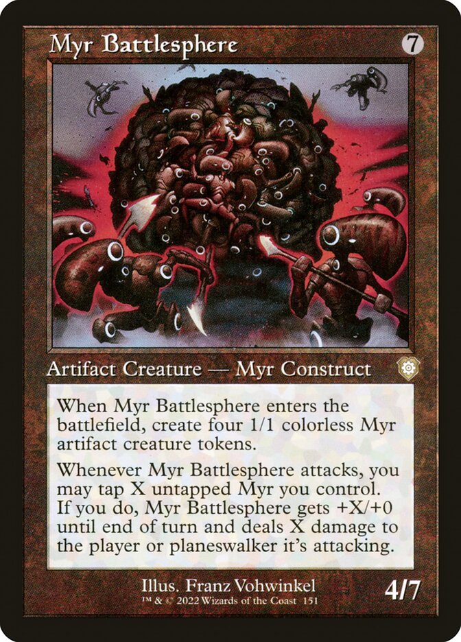 Myr Battlesphere (151) - The Brothers' War Commander (BRC)