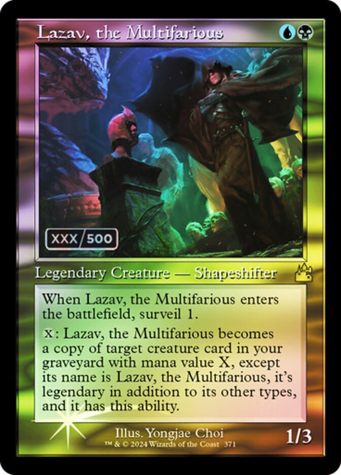Lazav, the Multifarious (371z) - Ravnica Remastered (RVR)