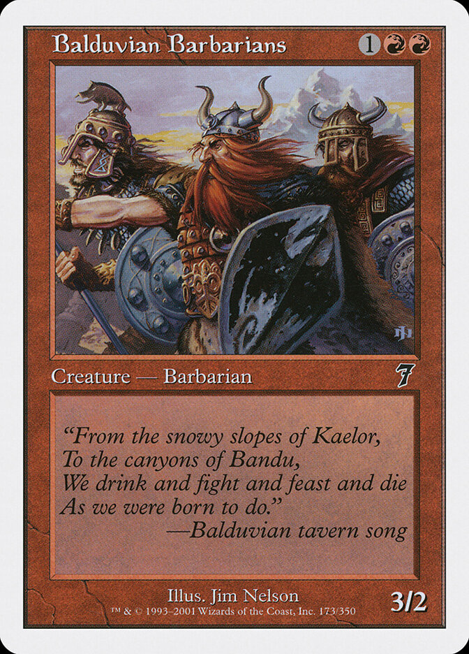 Balduvian Barbarians (173) - Seventh Edition (7ED)