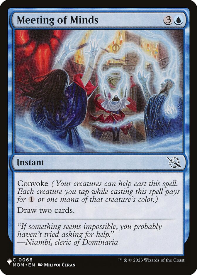 Meeting of Minds (MOM-66) - The List (PLST)