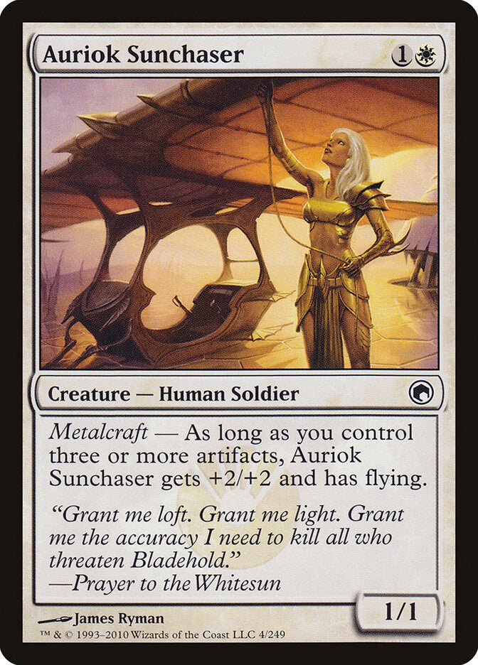 Auriok Sunchaser (4) - Scars of Mirrodin (SOM)