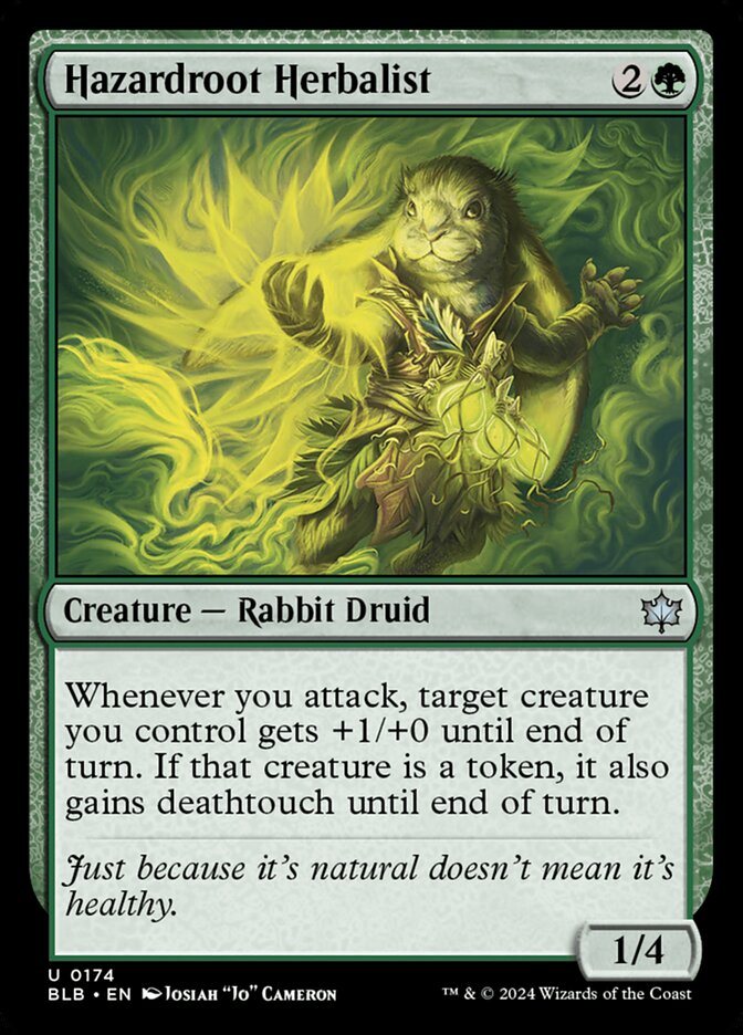 Hazardroot Herbalist (174) - Bloomburrow (BLB)