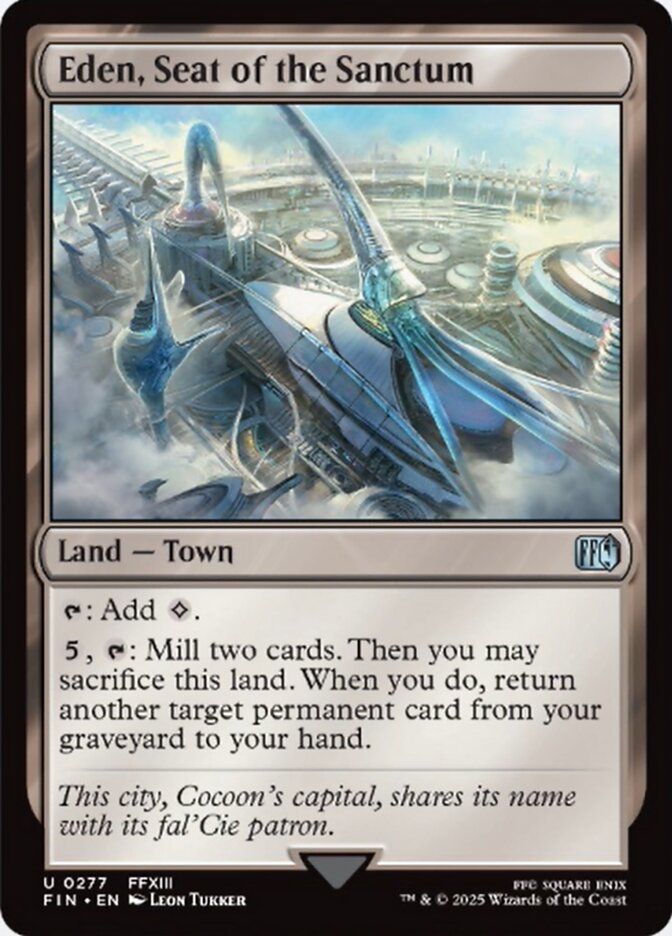Eden, Seat of the Sanctum (277) - [Foil] Final Fantasy (FIN)