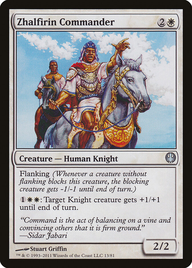 Zhalfirin Commander (13) - Duel Decks: Knights vs. Dragons (DDG)