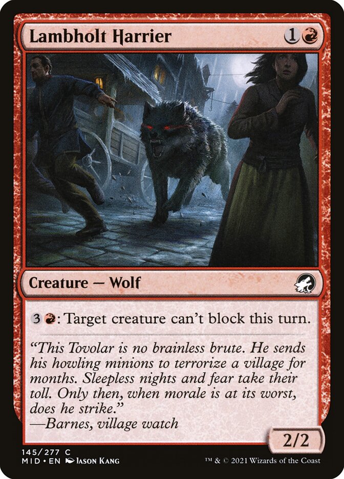 Lambholt Harrier (145) - Innistrad: Midnight Hunt (MID)