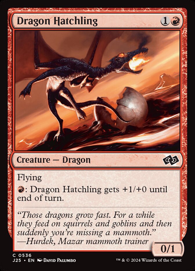 Dragon Hatchling (536) - Foundations Jumpstart (J25)