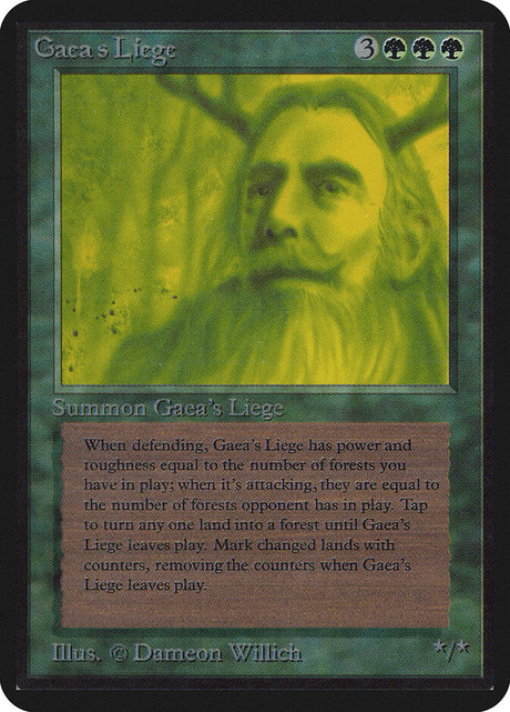 Gaea's Liege (196) - Limited Edition Alpha (LEA)