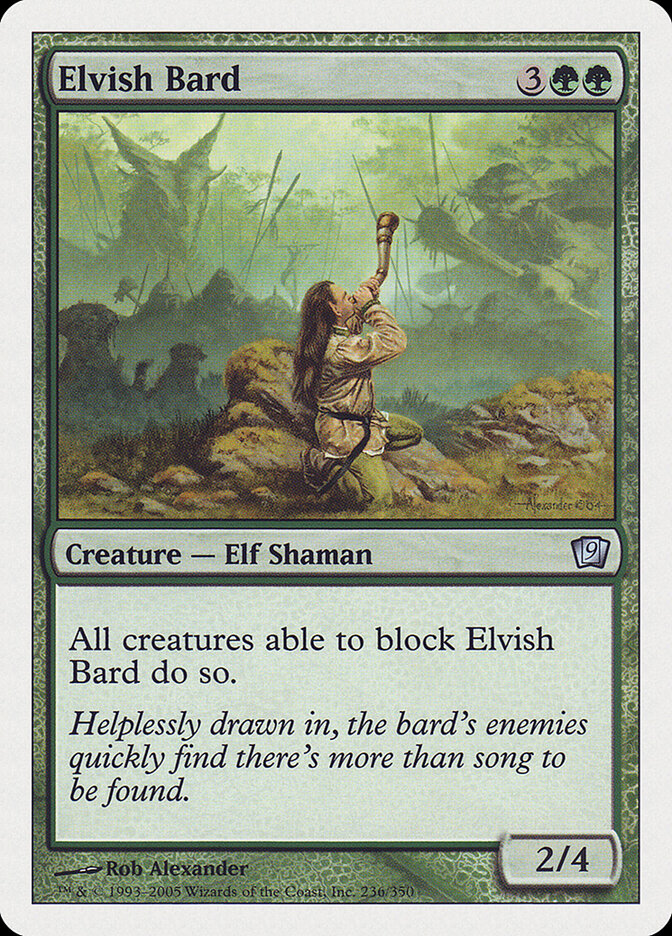Elvish Bard (236) - Ninth Edition (9ED)