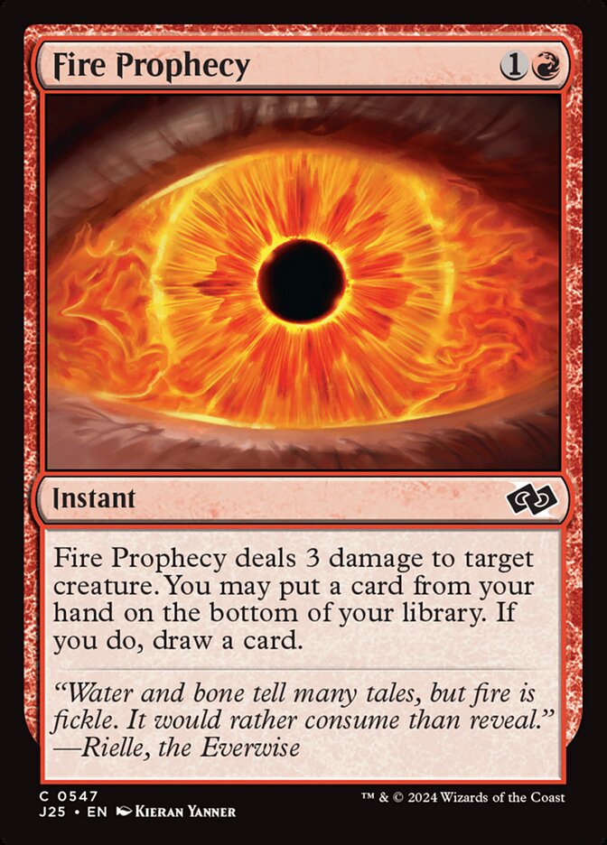 Fire Prophecy (547) - Foundations Jumpstart (J25)