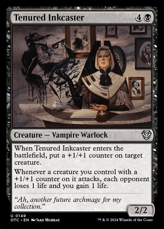 Tenured Inkcaster (149) - Outlaws of Thunder Junction Commander (OTC)