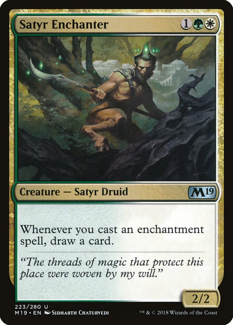 Satyr Enchanter (223) - Core Set 2019 (M19)