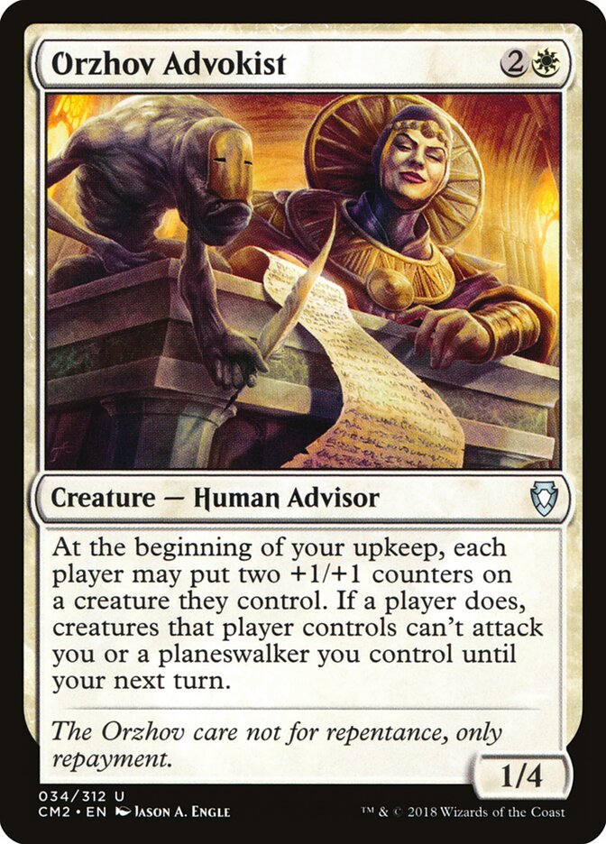 Orzhov Advokist (34) - Commander Anthology Volume II (CM2)