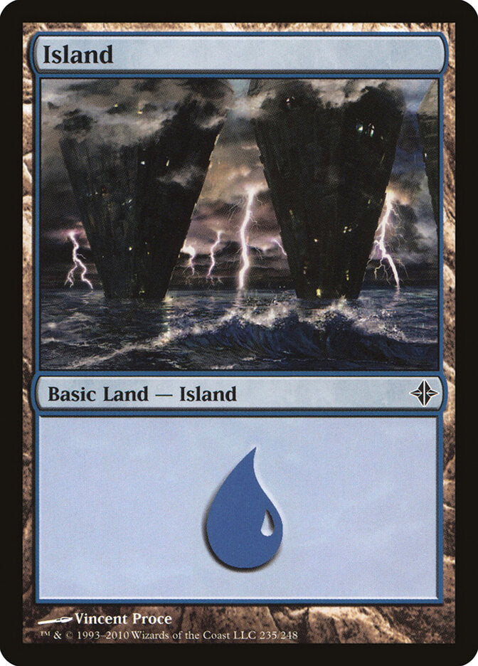 Island (235) - Rise of the Eldrazi (ROE)