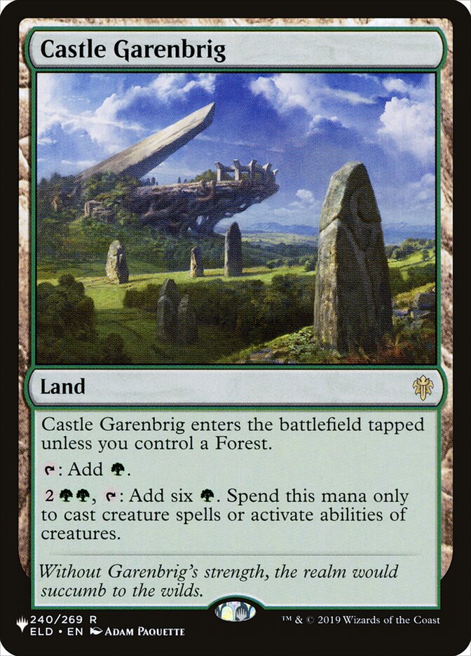 Castle Garenbrig (ELD-240) - The List (PLST)