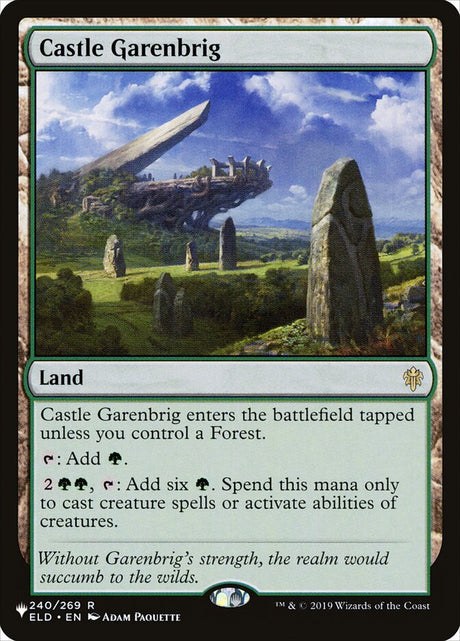 Castle Garenbrig (ELD-240) - The List (PLST)