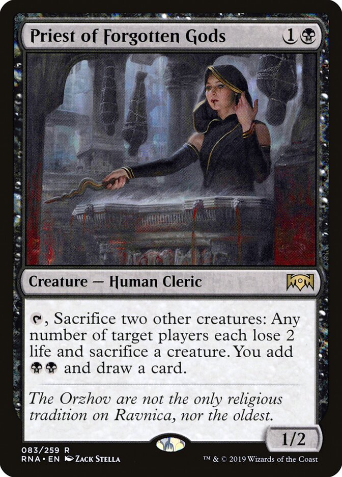 Priest of Forgotten Gods (83) - Ravnica Allegiance (RNA)