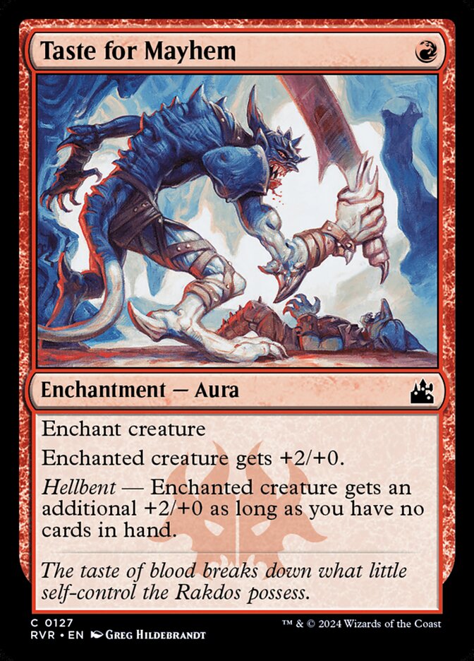 Taste for Mayhem (127) - Ravnica Remastered (RVR)