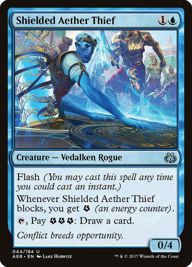 Shielded Aether Thief (44) - Aether Revolt (AER)