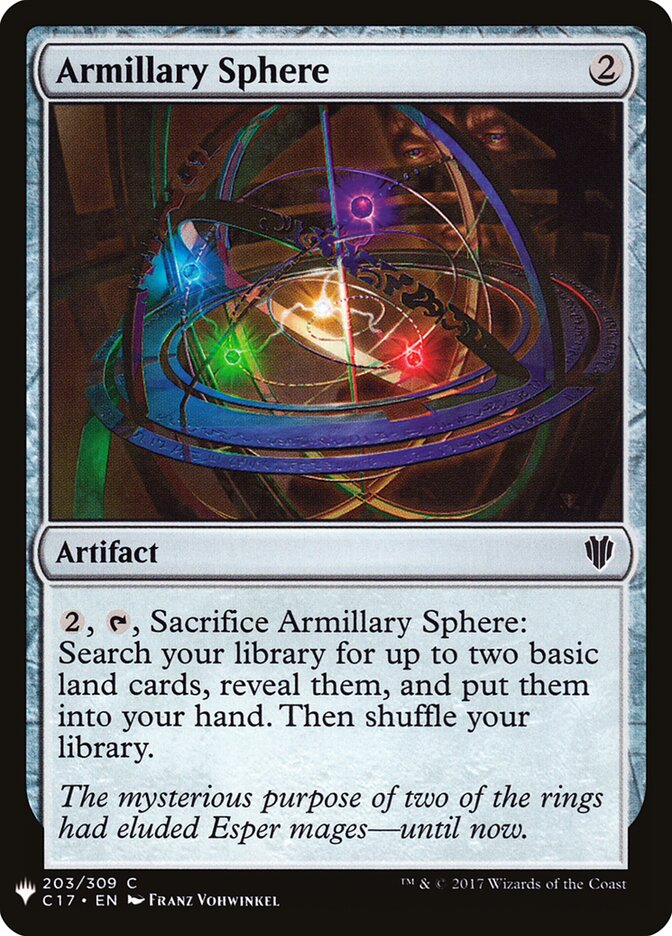 Armillary Sphere (C17-203) - The List (PLST)