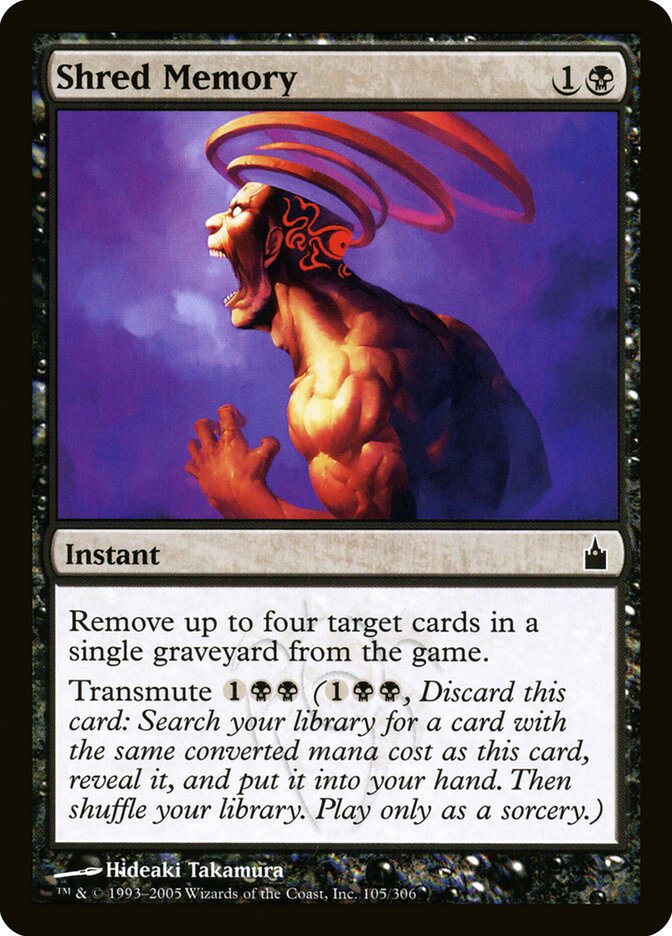Shred Memory (105) - Ravnica: City of Guilds (RAV)