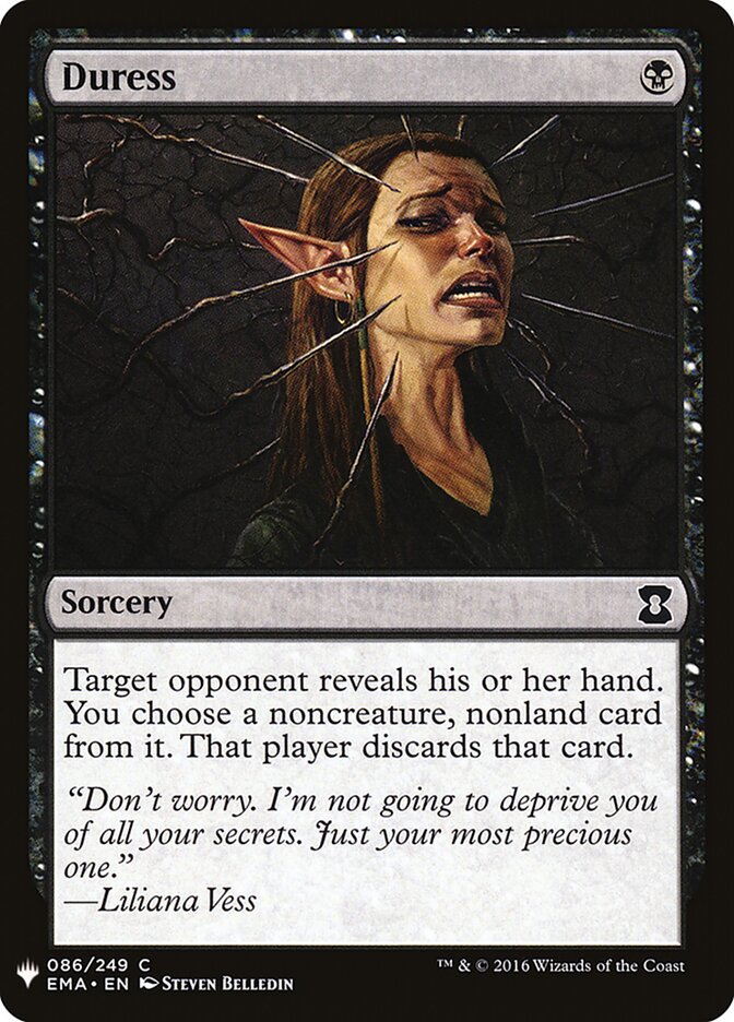 Duress (EMA-86) - The List (PLST)