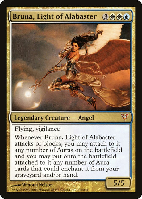 Bruna, Light of Alabaster (208) - Avacyn Restored (AVR)