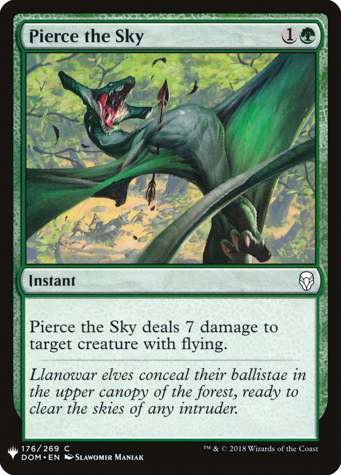 Pierce the Sky - The List (PLST)