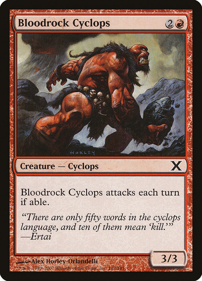 Bloodrock Cyclops (192) - Tenth Edition (10E)