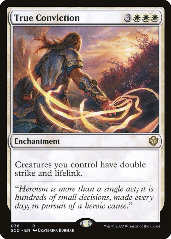 True Conviction (38) - Starter Commander Decks (SCD)