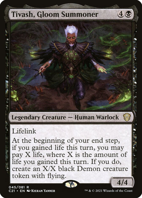 Tivash, Gloom Summoner (45) - Commander 2021 (C21)