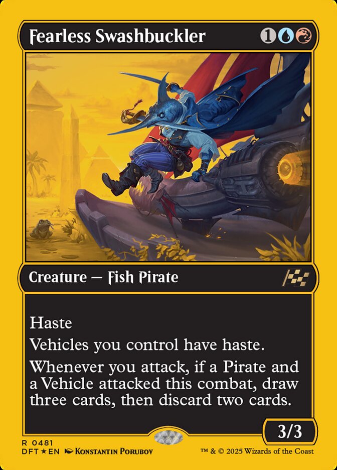 Fearless Swashbuckler - [First Place Foil] Aetherdrift (DFT)