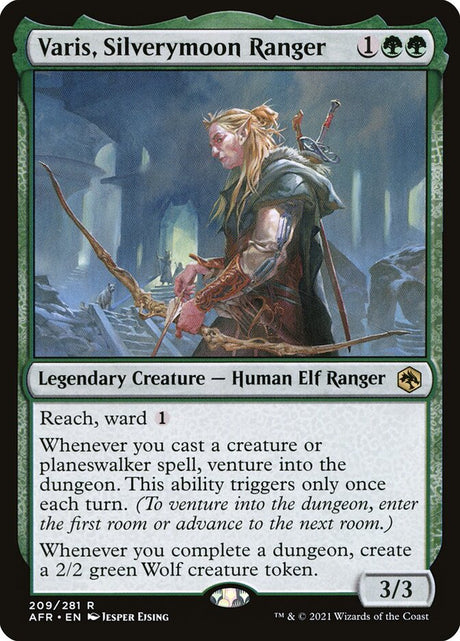 Varis, Silverymoon Ranger (209) - Adventures in the Forgotten Realms (AFR)