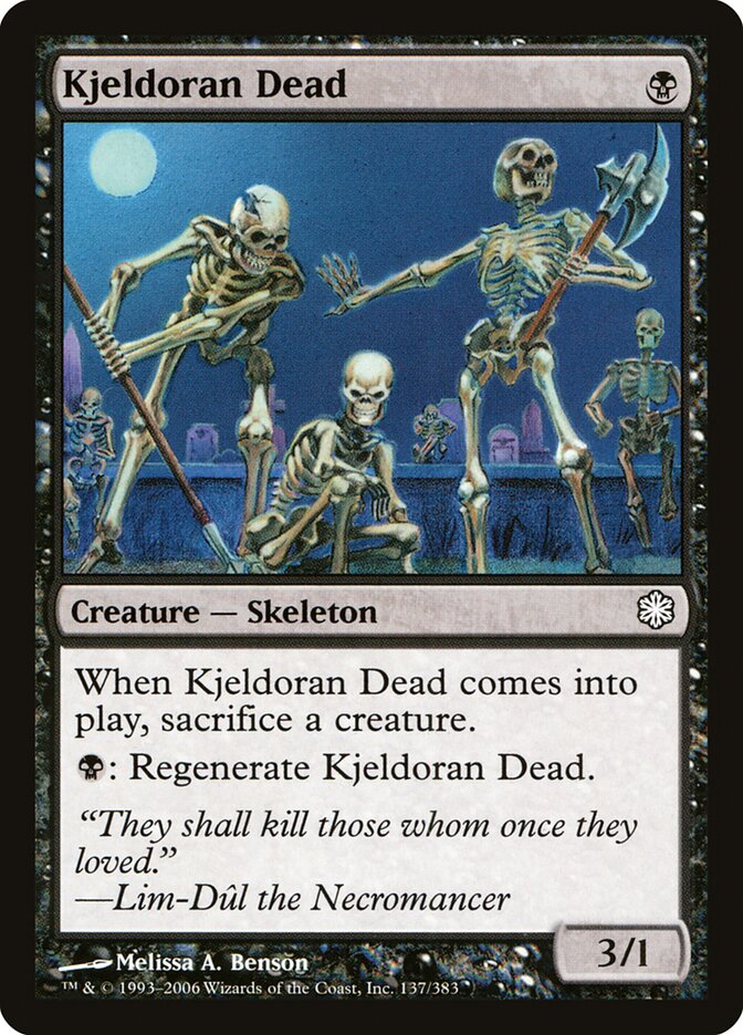 Kjeldoran Dead (137) - Coldsnap Theme Decks (CST)