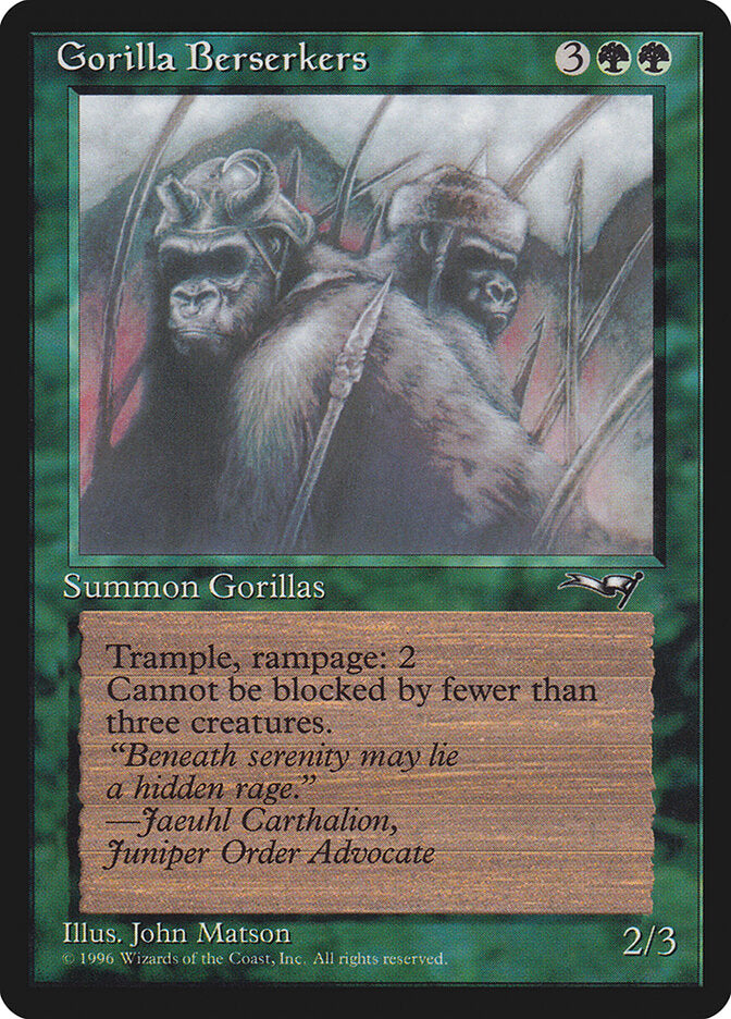 Gorilla Berserkers (93b) - Alliances (ALL)