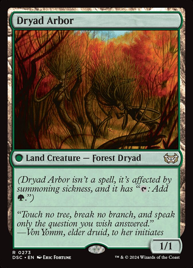 Dryad Arbor (273) - Duskmourn: House of Horror Commander (DSC)