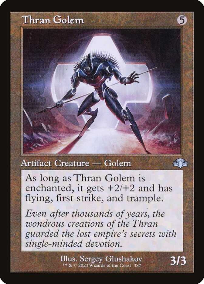 Thran Golem (387) - Dominaria Remastered (DMR)