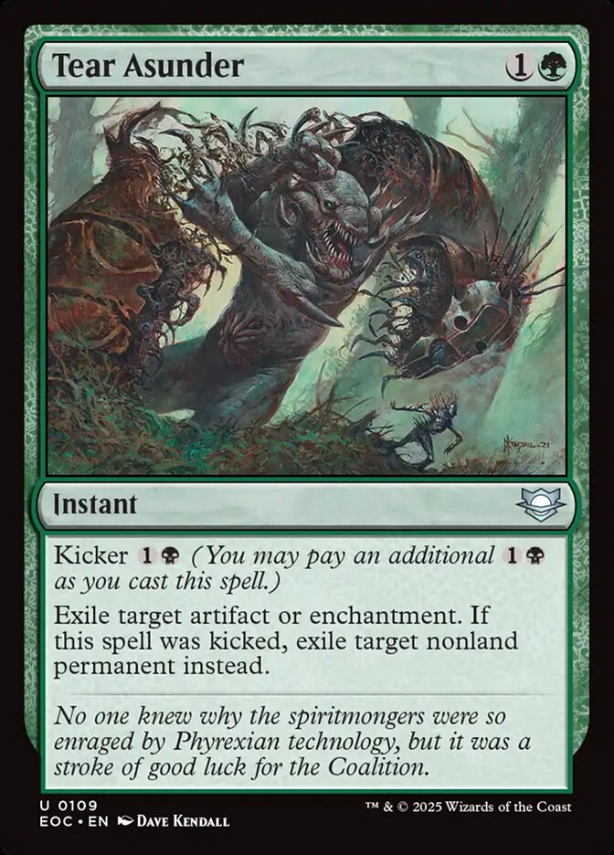 Tear Asunder (109) - Edge of Eternities Commander (EOC)
